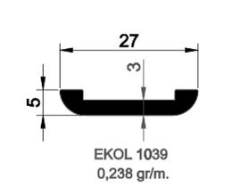 1039-KİLİT SİSTEMİ PROFİLİ