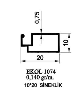 1074-10X20 SİNEKLİK