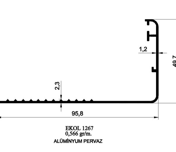 1267-ALÜMİNYUM PERVAZ