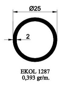 1287- 25 LİK BORU 2MM