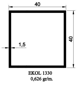 1330- 40X40 KUTU