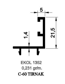 1352- C-60 TIRNAK