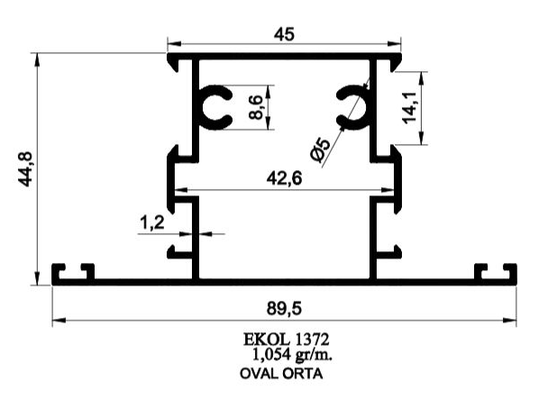 1372- OVAL ORTA