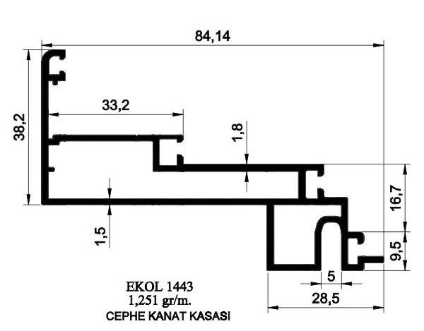 1443- CEPHE KANAT KASASI